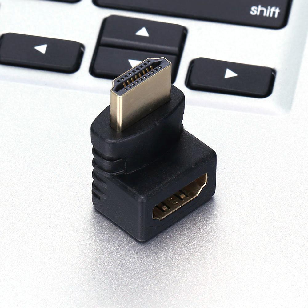 Vertical HDMI Male to Female Converter Adapter Cable Extender Connector