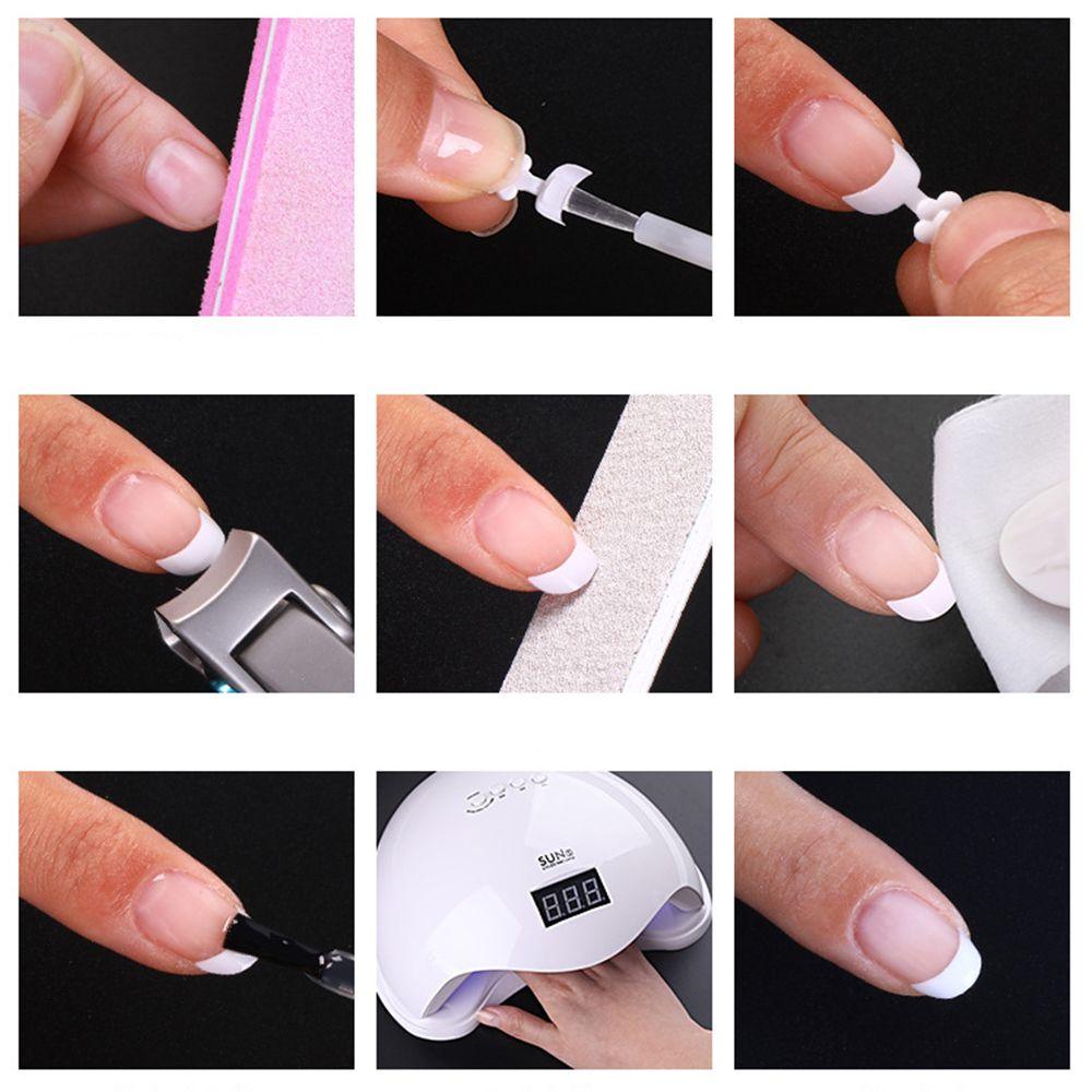 LANSEL Set 500 Móng Tay Giả Hình Mặt Trăng