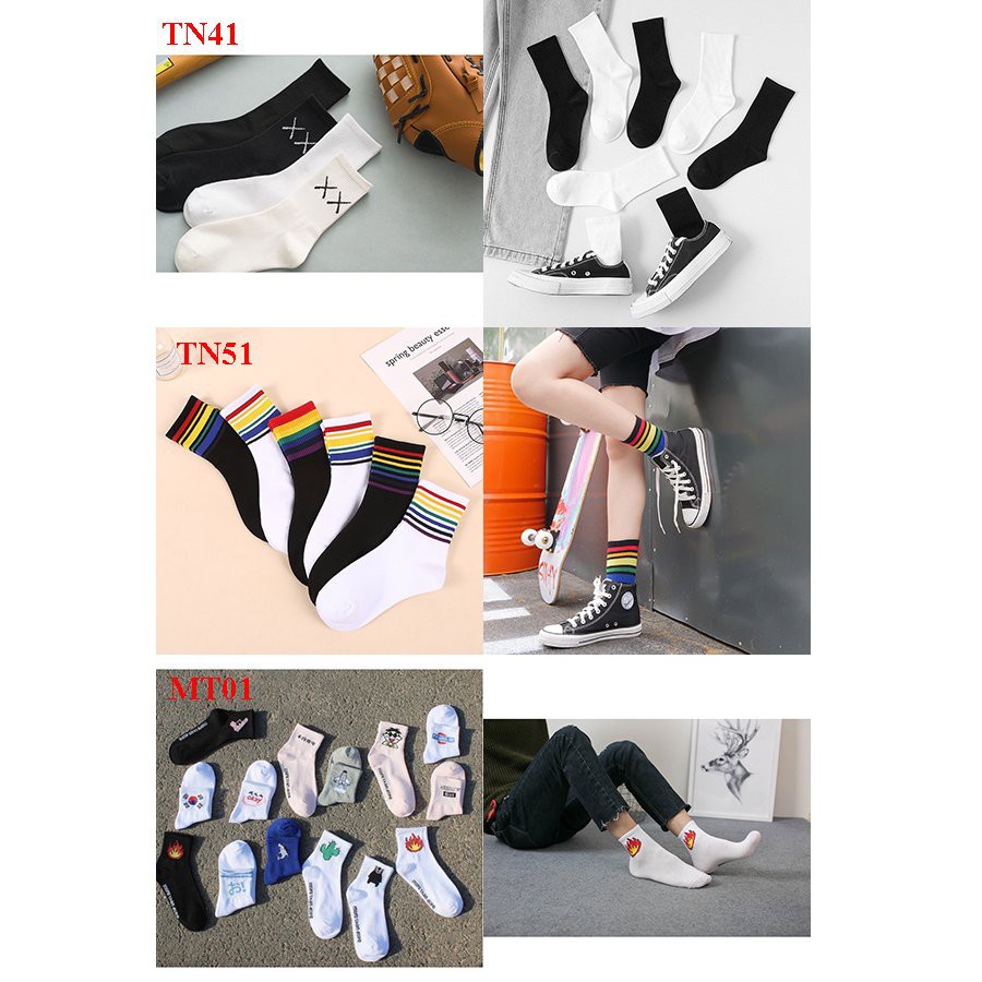 Tất nam, vớ nam vintage cổ cao
