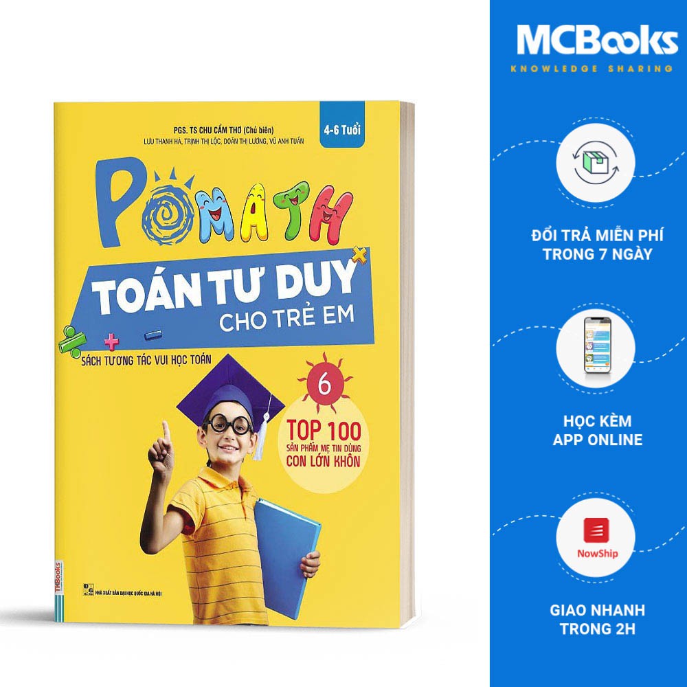 Sách - Pomath - Toán tư duy cho trẻ em - Tập 6