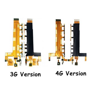 Cáp nhiều sợi nút Bật / Tắt Nguồn & Công tắc âm lượng có Bộ rung micrô cho Sony Xperia Z3 D6653 D6603 D6643 3G 4G