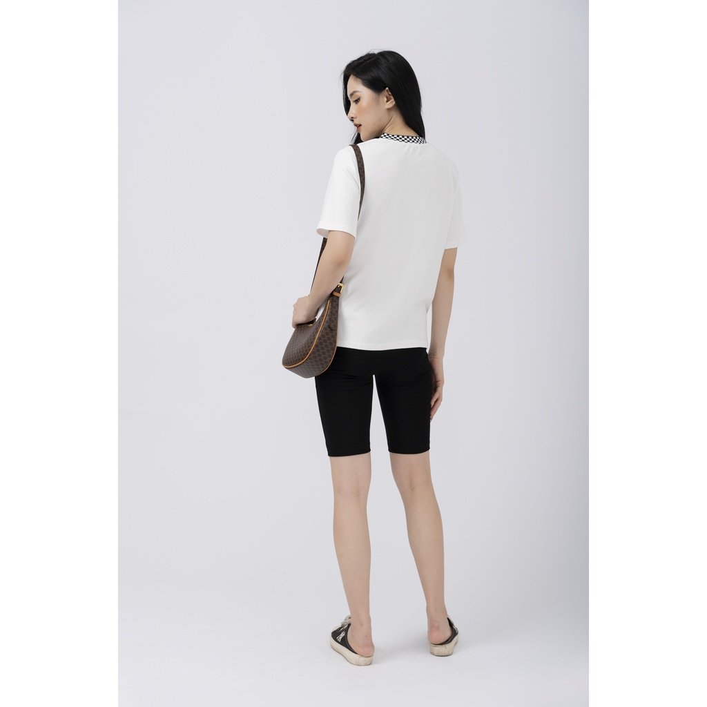 Quần legging ngố, quần thun cao cấp cạp chun, co giãn 4 chiều màu đen free size FIONA C322001