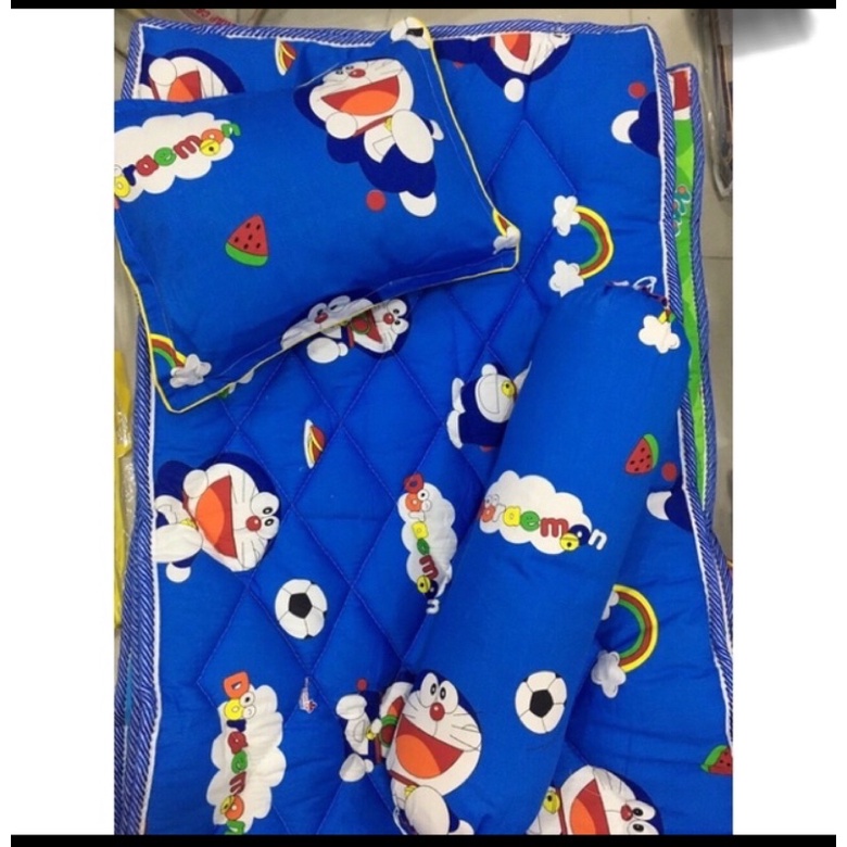 Bộ nệm gối ĐỦ MẪU 3món đi học CTV-GIÁ SỈ XƯỞNG (cotton THẮNG Lợi )KÈM TÚI ĐỰNÂ | BigBuy360 - bigbuy360.vn