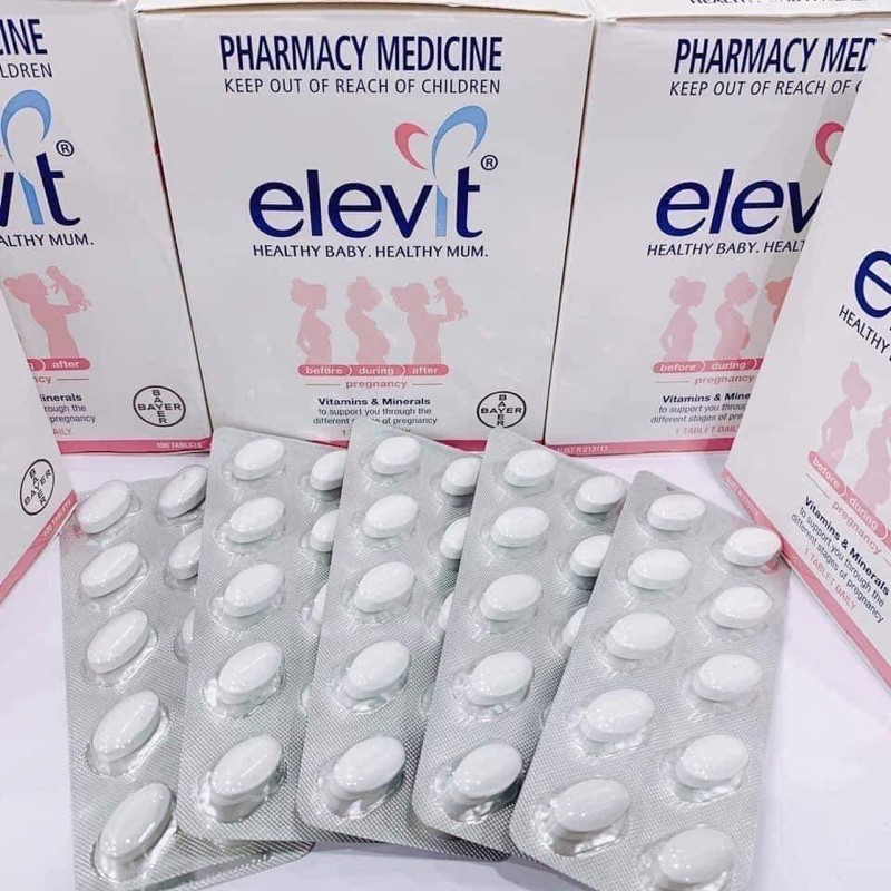[Hàng sẵn] Vitamin bầu Elevit 100 viên