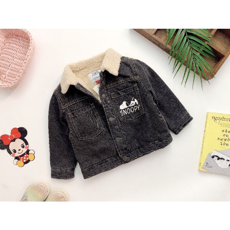 Áo khoác Zara dư xịn lót lông 1-5y