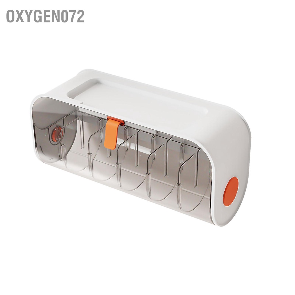 Oxygen072 Hộp Đựng Đồ Lót / Vớ Trong Suốt Treo Tường Tiện Dụng Ốp gắn tường khay đựng tất vớ vải