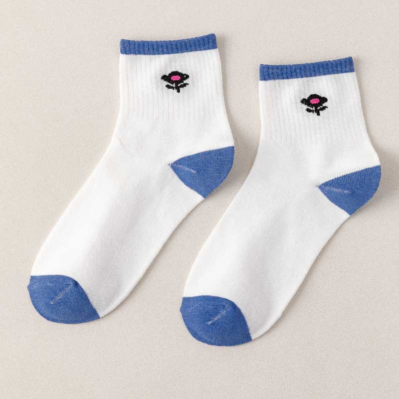 Vớ cotton mềm in hoạt hình đáng yêu cho nam và nữ