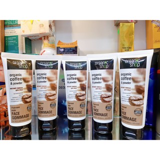 Tẩy tế bào chết da mặt Organic Coffee & Powder Organic Shop