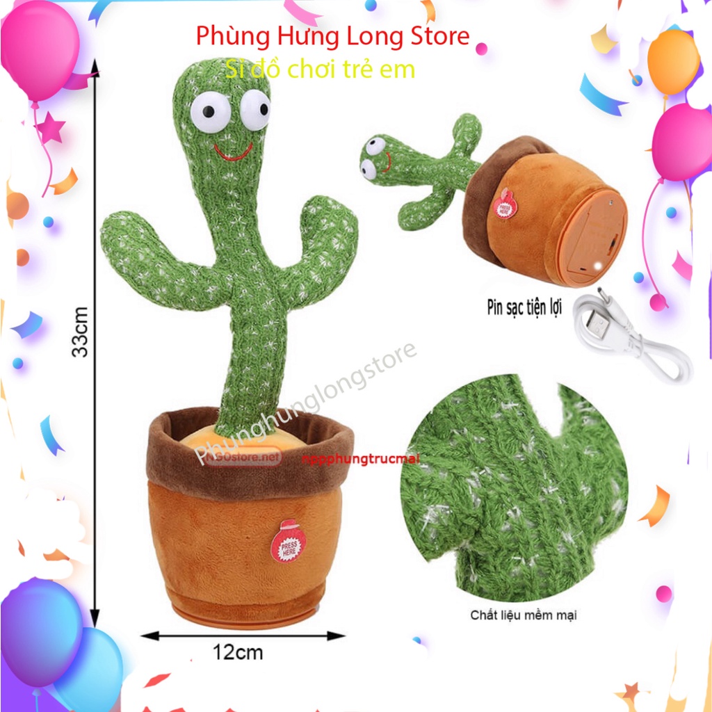 Cây xương rồng nhảy múa vui nhộn phát 120 bài hát nhạc - nhại được giọng nói - hot tiktok