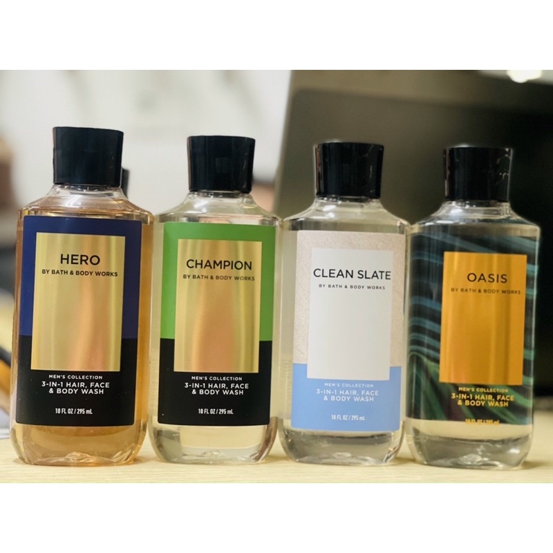 Sữa tắm gội Nam 3 in 1 Bath and Body Works Men Collection 295ml