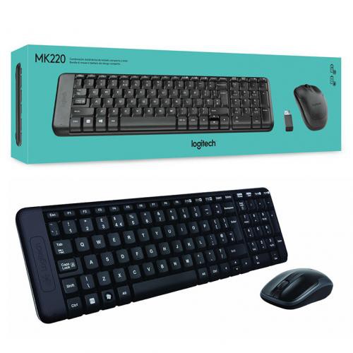 Bộ phím chuột không dây Logitech MK220