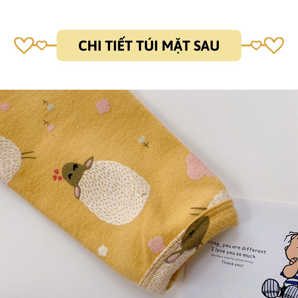 Bộ quần áo dài tay cho bé gái 27Kids Ambb đồ bộ thu đông nữ cho trẻ từ 2-10 tuổi GLSE1