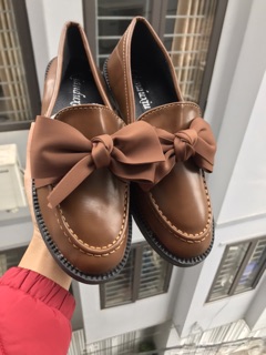 Giày đốc nữ thắt nơ
