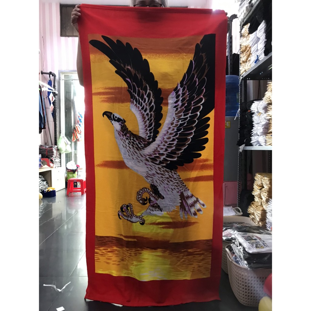 Khăn tắm hoạt hình kích thước 70cm x 140cm