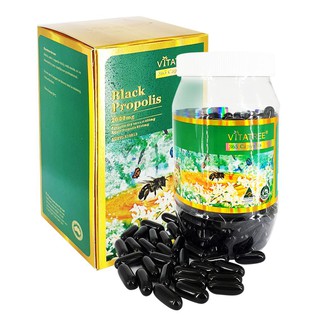 Viên Uống Tăng Cường Hệ Miễn Dịch Keo Ong Đen – VITATREE Black Propolis 2000mg – 365 Viên – Hàng Chính Hãng