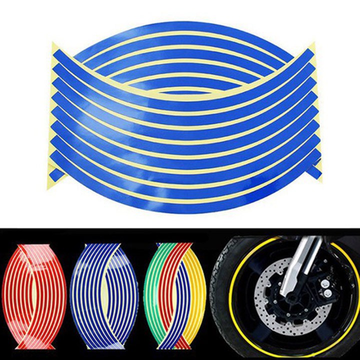 Tem Dán Vành Xe Máy - 1 bộ