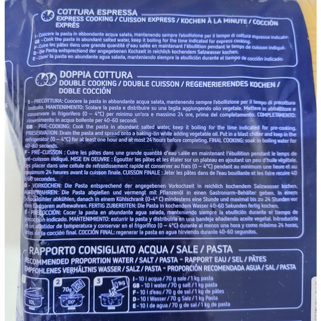 [TÚI LỚN 5Kg] MÌ Ý SỐ 5 (HORECA) [Italia] BARILLA No 5 Spaghetti Chef Pasta