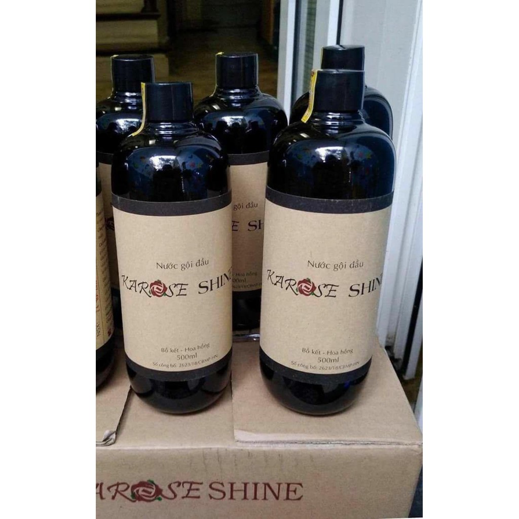 NƯỚC GỘI ĐẦU BỒ KẾT HOA HỒNG KAROSE SHINE