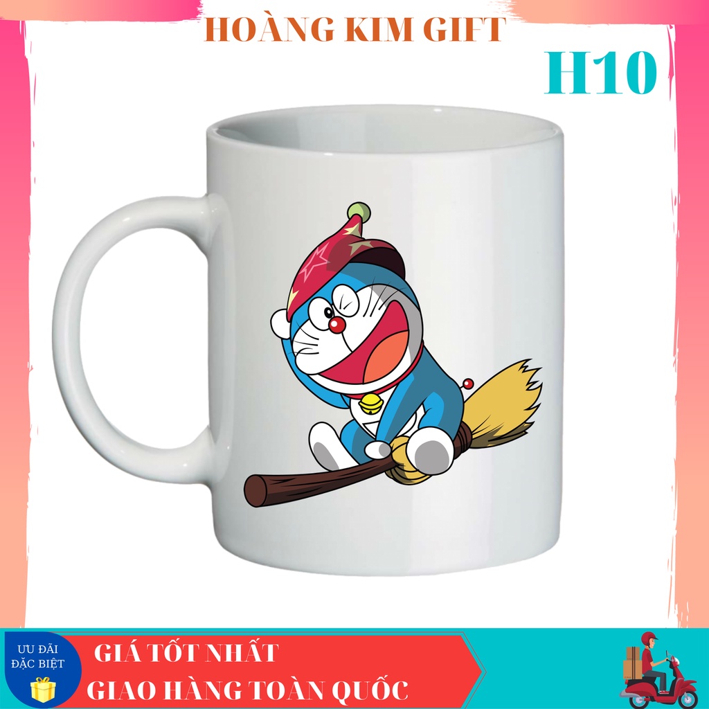 Cốc sứ, Ly sứ in hình nhân vật film hoạt hình Doraemon_ siêu cute cho bé
