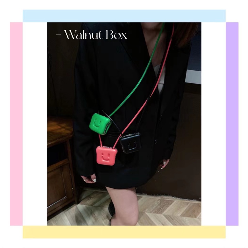 Hàng Mới Về Mới Túi Xách Đeo Vai Hình Mặt Cười