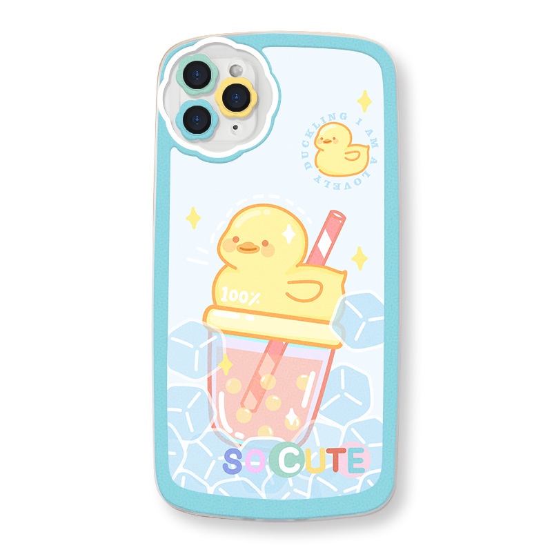 Ốp Lưng iPhone Ốp Điện Thoại Họa Tiết Hoa Hoạt Hình Cho iPhone13Pro 11 / 12Pro xrxs 78p / xs