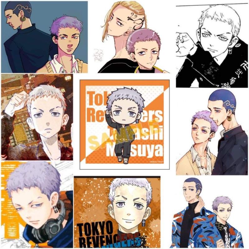 10-50 hình dán Stickers Takashi Mitsuya-Tokyo Revengers Decal