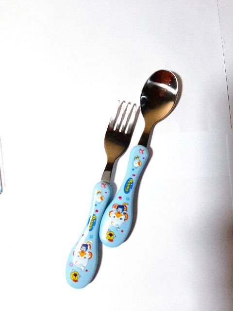 Bộ thìa dĩa inox cao cấp Dinning cho bé