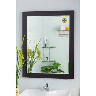 Gương soi kibath khung đen kt 55x70 cm kb114