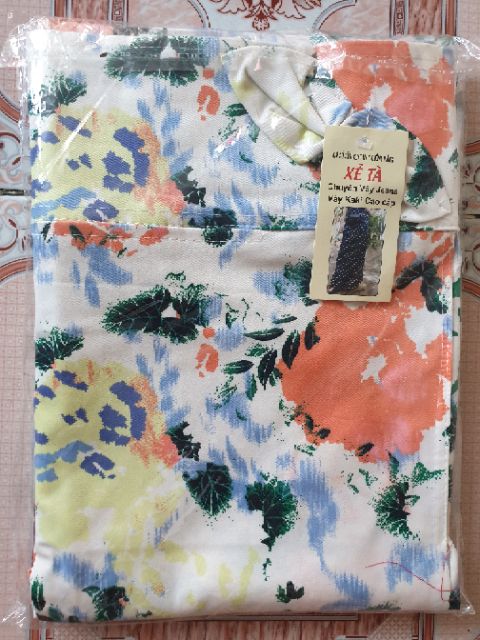 Váy chống nắng xẻ tà kaki cao cấp | BigBuy360 - bigbuy360.vn