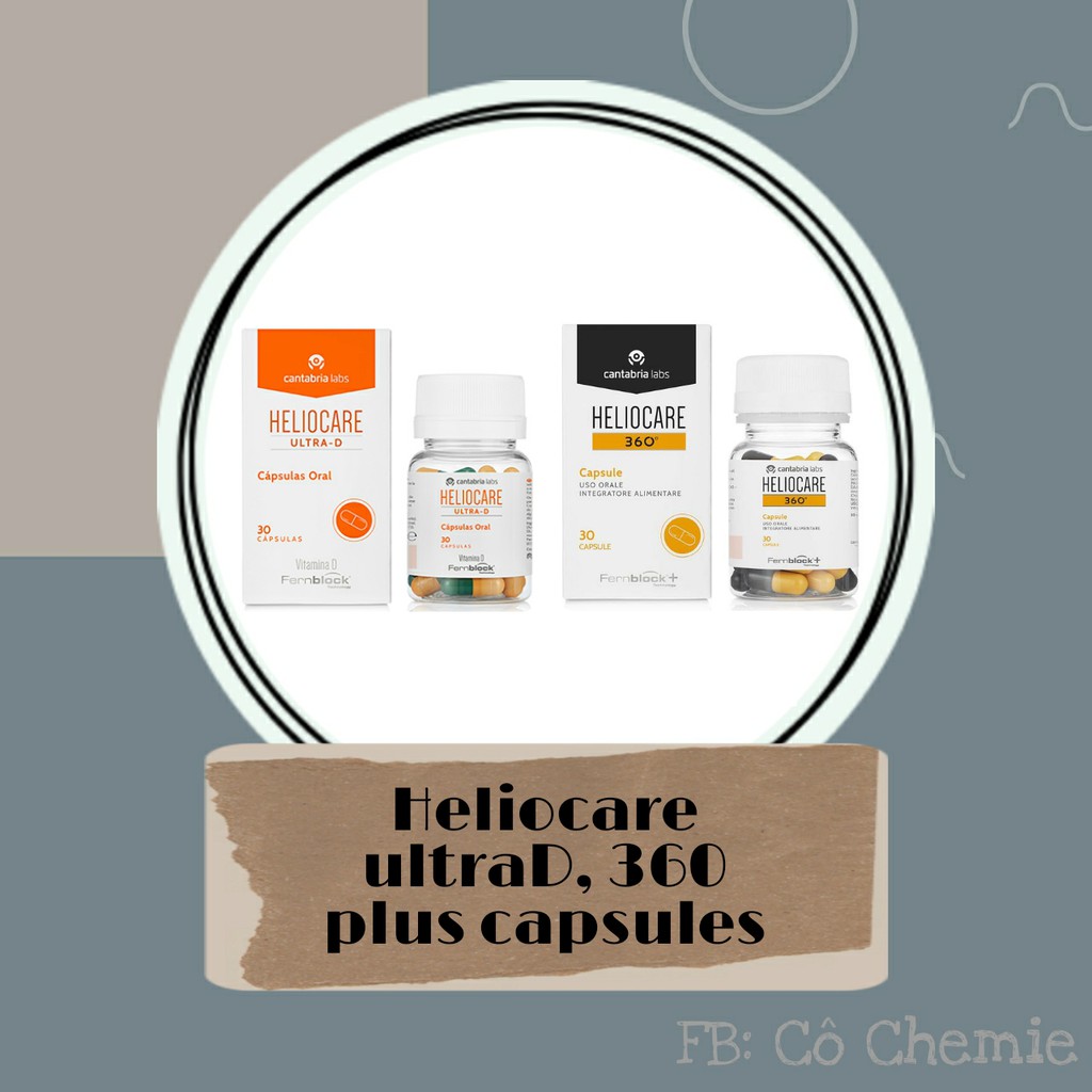 Hộp Viên chống nắng Heliocare ultra D 30