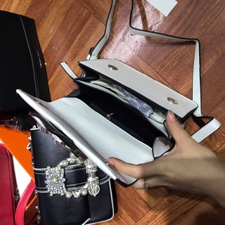 Túi nắp đính ngọc size 18