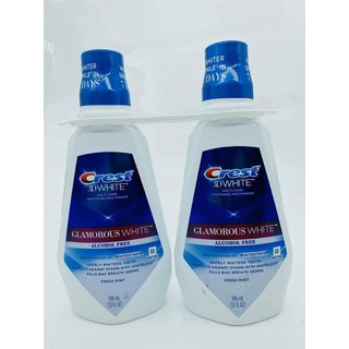 Nước súc miệng CREST 3D GLAMOROUS WHITE 946ML MỸ