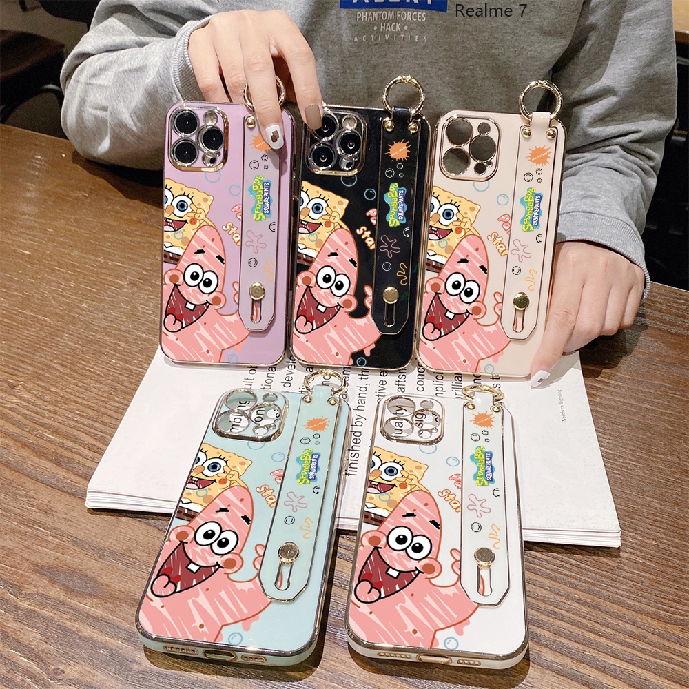 Realme 7 7i 6 6i 5 5S 5i 2 Pro 5G Cho Ốp lưng điện thoại In Hình SpongeBob