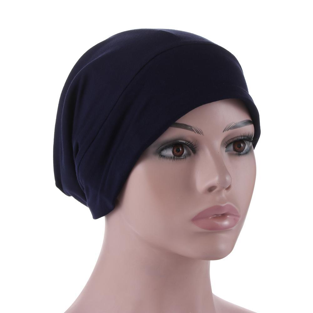 Mũ Trùm Đầu Kiêm Khăn Choàng Chemo Hai Lớp Bằng Satin Co Giãn Điều Chỉnh Được Giúp Tạo Kiểu Tóc