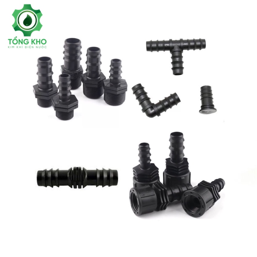 Phụ kiện ống tưới LDPE 16mm-20mm cho hệ thống tưới - Tổng kho kim khí điện nước