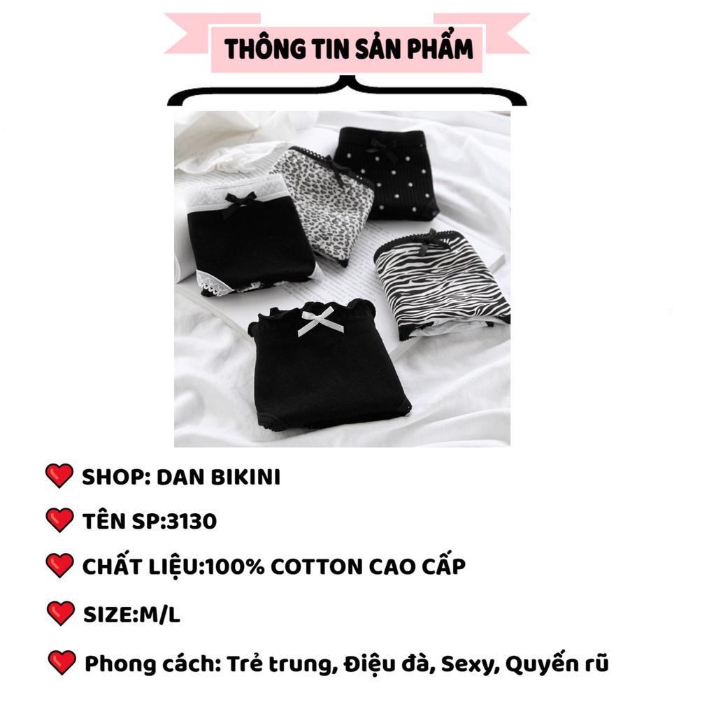 Quần Lót Nữ ❤️FREESHIP❤️ Quần Lót Nữ cotton gân tăm viền ren siêu mềm mịn thoáng mát mã 3130