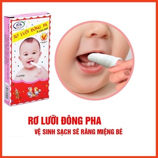 Gạc rơ lưỡi cho bé, rơ lưỡi Đông Fa