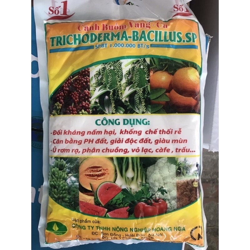 Nấm đối kháng Trichoderma 1kg - chế phẩm hữu cơ số 1 VN Cánh buồm vàng