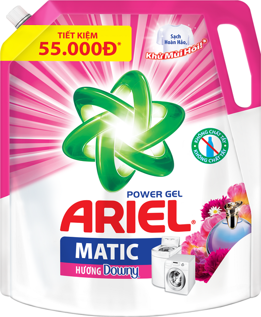 [ GIÁ SẬP SÀN ]   Ariel Matic nước giặt Túi 2.15kg