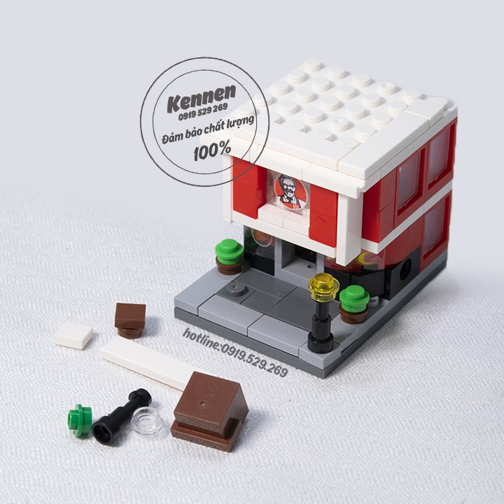 Ghép hình lego các thương hiệu nổi tiếng loại nhỏ