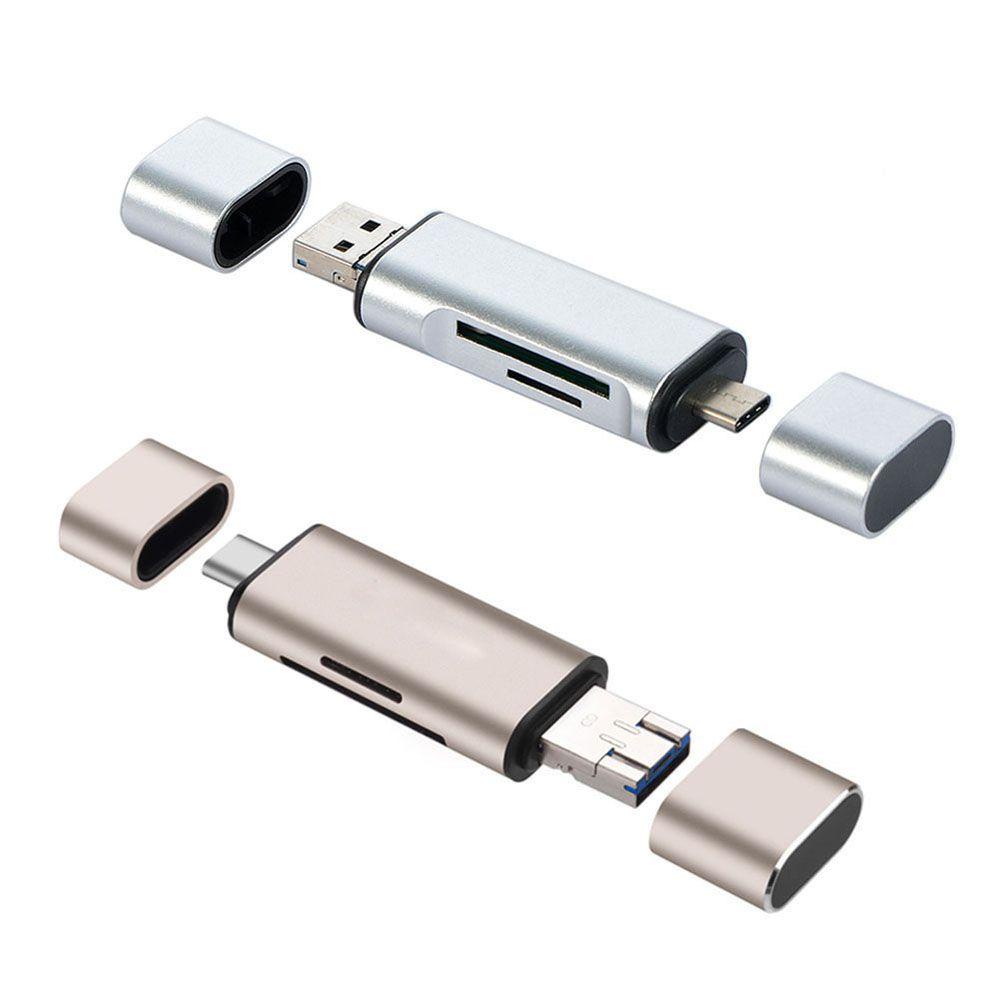 Đầu Đọc Thẻ Nhớ Đa Năng 3 Trong 1 Type C