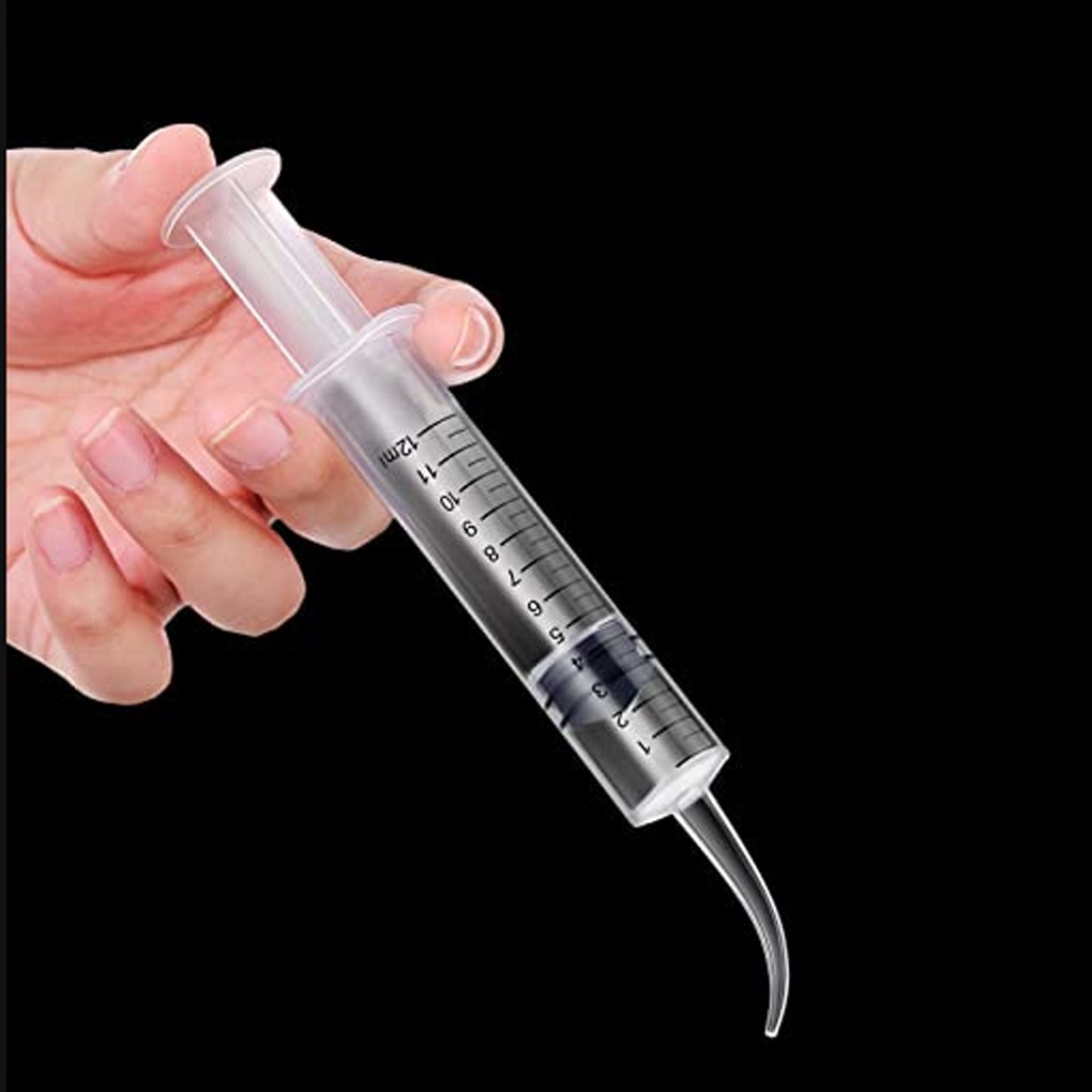 [Hàng mới về] 10 ống tiêm nhựa đầu cong/ thẳng 12ml hiệu quả