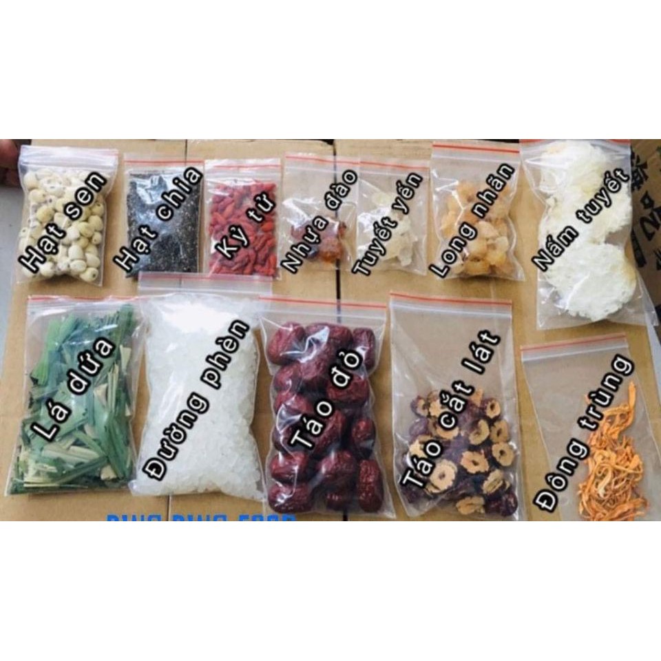 Set nấu chè dưỡng nhan 400g