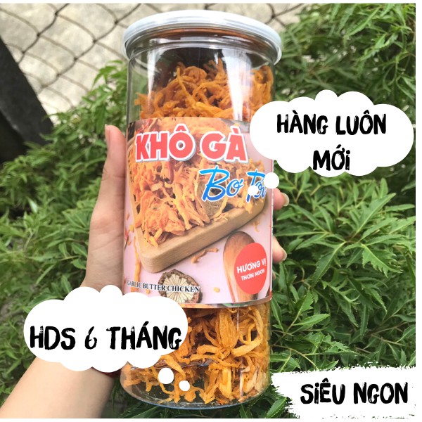 Khô gà bơ tỏi, gà khô bơ tỏi 280g Chóp Chép đồ ăn vặt Bình Dương | BigBuy360 - bigbuy360.vn