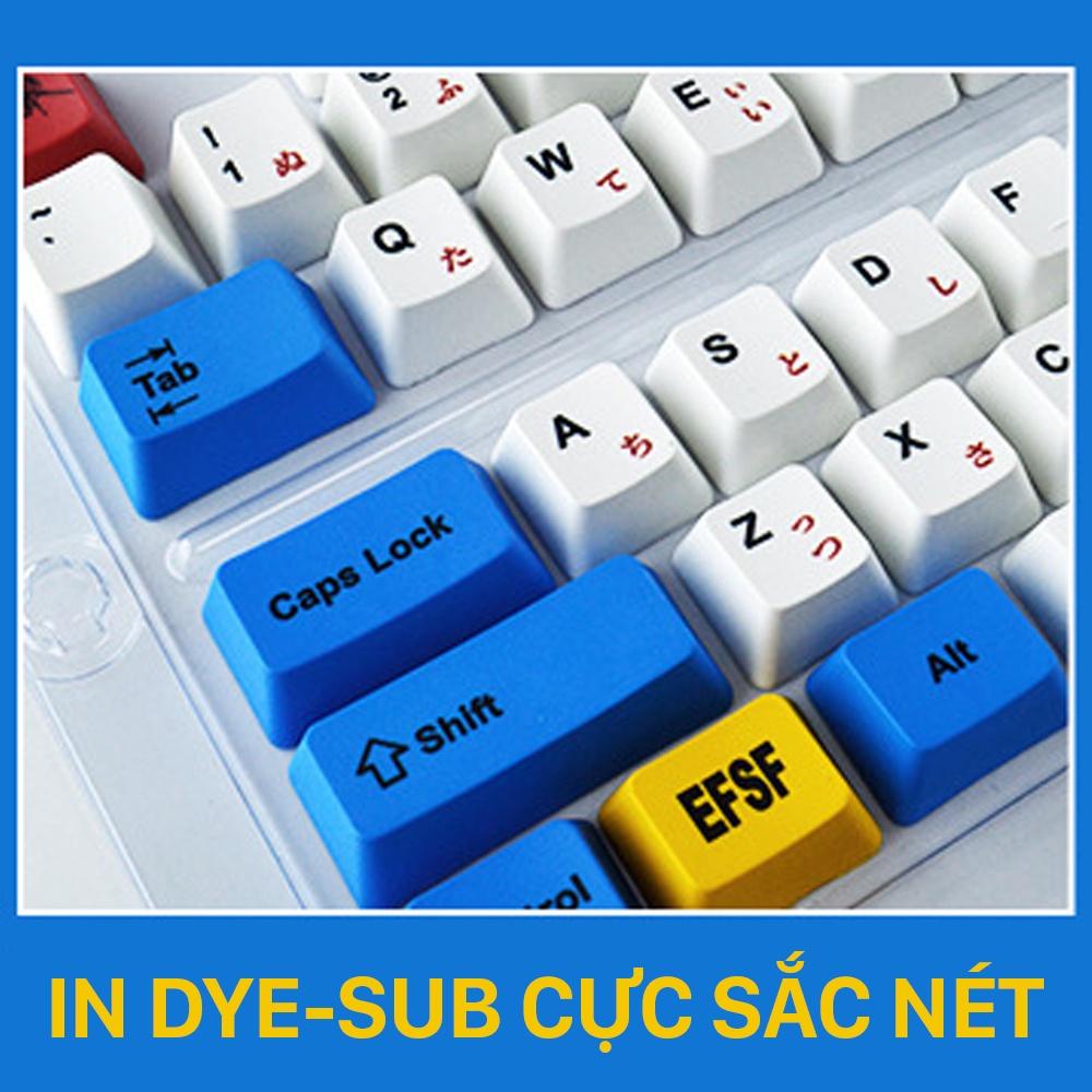 Keycap Gundam Original Profile OEM,nhựa PBT cao cấp, in Dye Sub 123 Nút