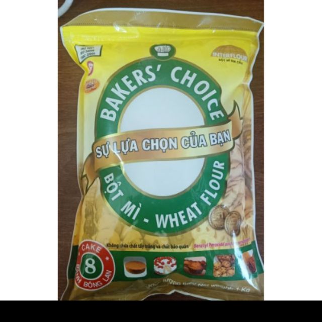 Bột mì đa dụng Baker's  choice số 8 1kg