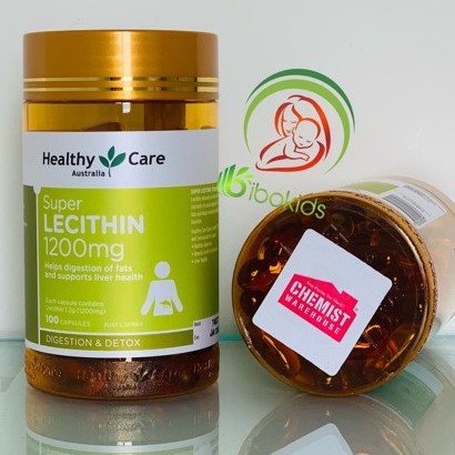 Mầm Đậu Nành Healthy Care Super Lecithin 1200mg 100 Viên