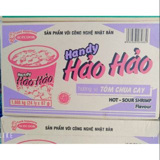 Thùng mì Handy Hảo Hảo tôm chua cay