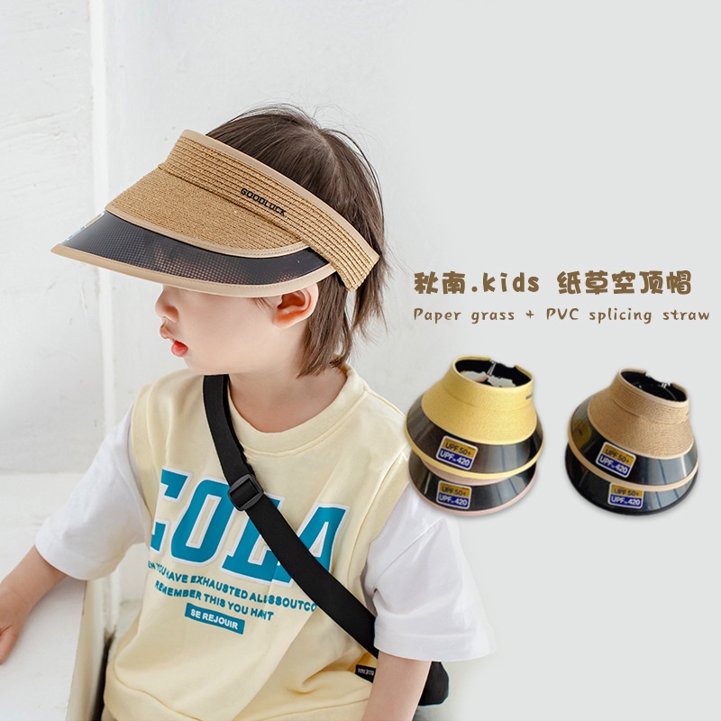 Mũ Lưỡi Trai Nửa Đầu Chống Tia Uv Thời Trang Mùa Hè Cho Bé Trai Và Gái