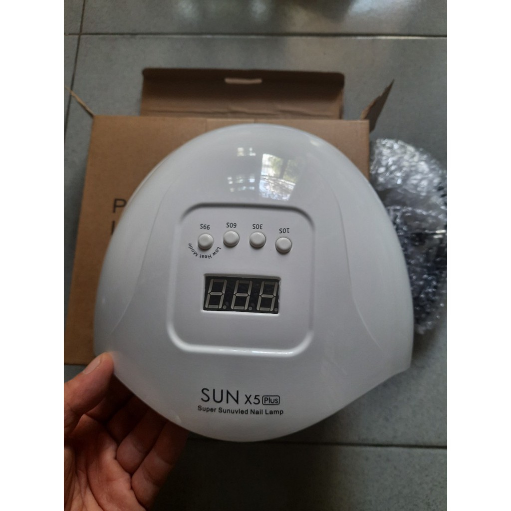 Máy hơ gel, hơ móng Sun 5X PLUS 36 đèn Led 120W dùng cho SPA hoặc cá nhân MÀU TRẮNG SANG TRỌNG